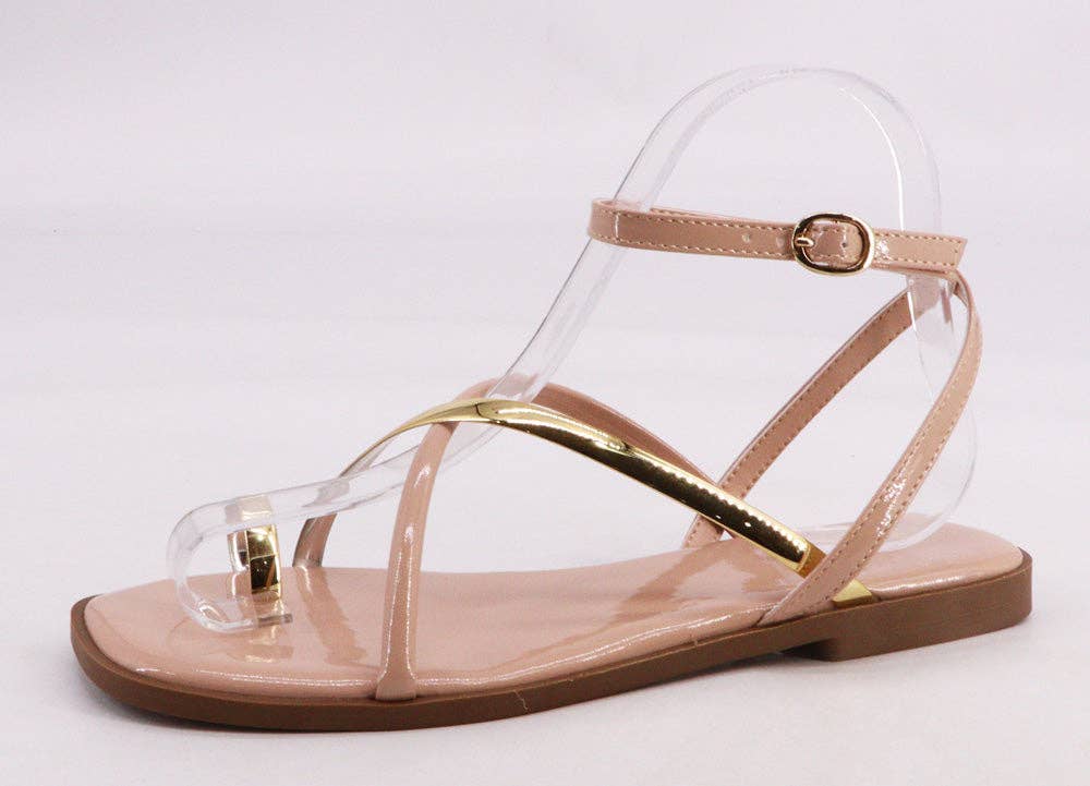 Crisscross Ankle Strap Sandals