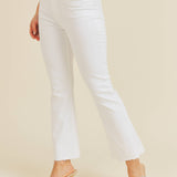 High Rise Tonal Crop Flare