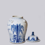 Blue and White Porcelain Qilin Temple Jar