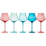 Beaches of St. Barth, City Wine Glasses S/5