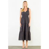 Tie Strap Circled Dress
