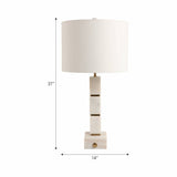 Stacked Marble Cube Lamp