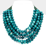 Chunky Acrylic Bead Necklace