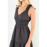 Tie Strap Circled Dress