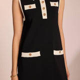 Knit Polo Mini Dress