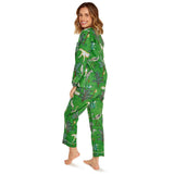 Green Tropical Pajama Set