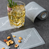 Silver Fox Cocktail Napkin Roll
