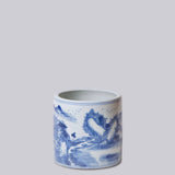 Willow Ware Porcelain Cachepot