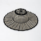 Boho Straw Ruffled Beach Hat