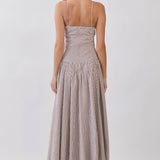 Striped Sweetheart  Maxi Dress