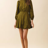 Mandarin Collar Dress