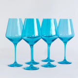 Estelle Colored Wine Glass Stemware