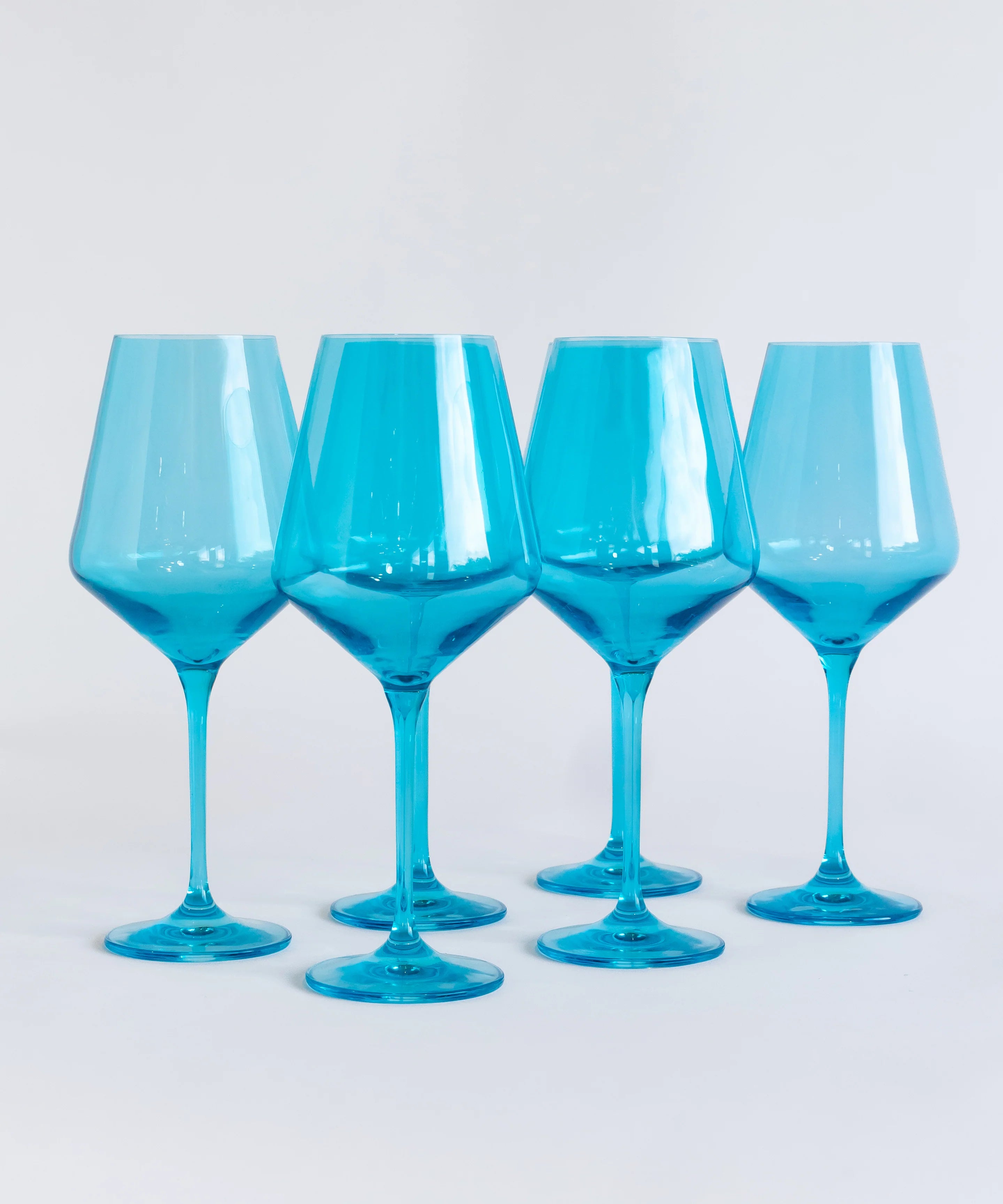 Estelle Colored Wine Glass Stemware