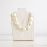 White Chicklet Cooling Necklace