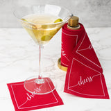The Red Carpet Cocktail Napkin Roll
