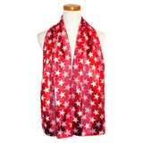 Striped Star Pattern Printed Scarves