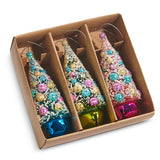 Box of Bottle Brush Tree Ornaments