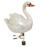 Swan Clip On Ornament