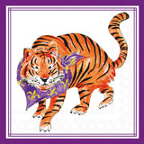 Purple Tiger Cocktail Napkin