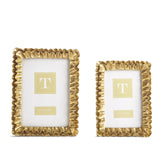 Gold Ruffle Photo Frame