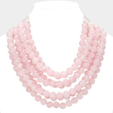Chunky Acrylic Bead Necklace