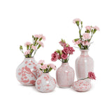 Pink Chinoiserie Painted Vases