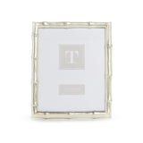 Silver Faux Bamboo Photo Frame