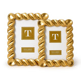 Twist Gold Leaf Photo Frame