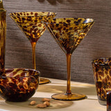 Tortoise Martini Glass