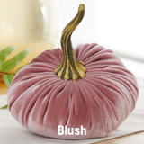 Large Velvet Pumpkin