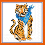 Blue Tiger Cocktail Napkin