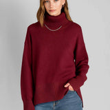 Turtleneck Knit Sweater
