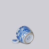 Porcelain Playing Children Round Storage Jar