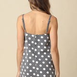 Polka Dot Mini Slip Dress