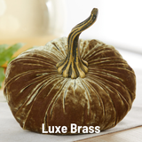 Large Velvet Pumpkin