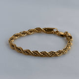 Bold 18k Gold Bracelets - Waterproof Thick Chain Bracelets: Rope