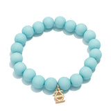 Matte Beaded Stretch Bracelet