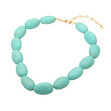 Chunky Marbled Resin Necklace