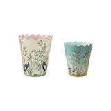Scalloped Metal Buckets