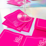 Blush Crush Cocktail Napkin Roll