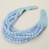 Marbled Faceted Magnetic Necklace