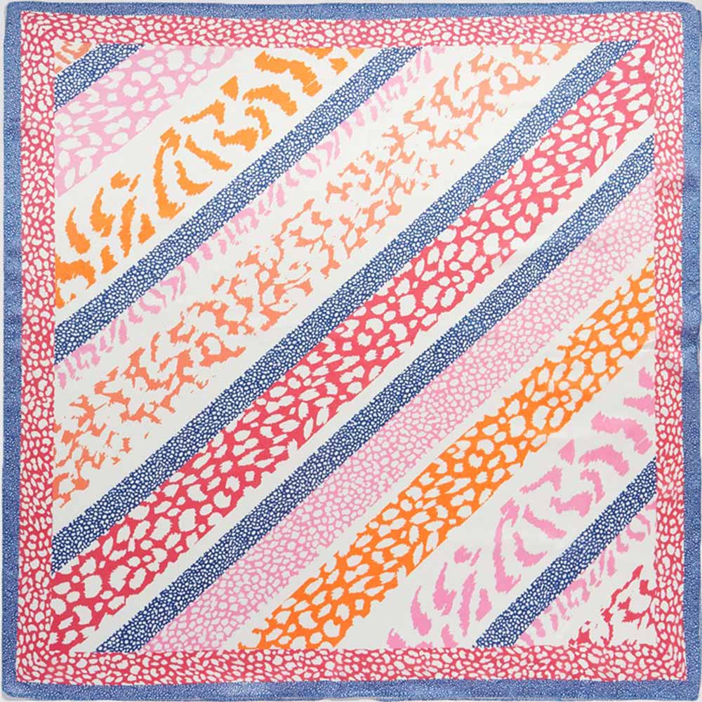 Abstract Leopard Print Scarf