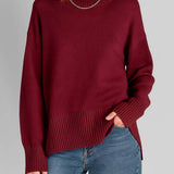 Turtleneck Knit Sweater