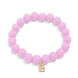 Matte Beaded Stretch Bracelet