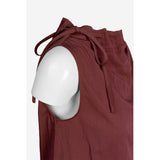 Cinched Mock Neck Sleeveless Top