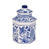 Ceramic Boho Sandalwood Myrrh Candle - Blue, 4 in. 6 oz