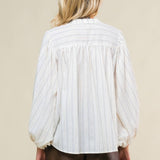 Striped Woven Top