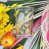 Set of 6 Tea Glasses Gold Little Butterflies