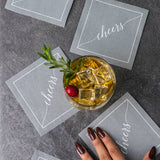 Silver Fox Cocktail Napkin Roll