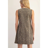 Leopard Print Mini Dress